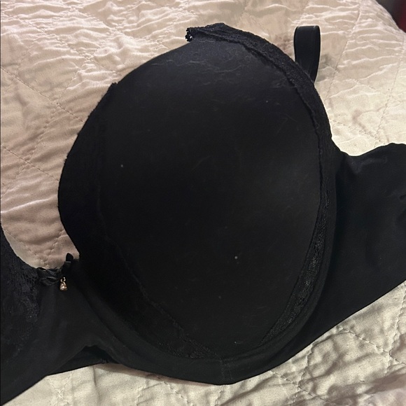 Soma Elegant Black Molded‎ cup, underwire Lace trim Bra. Size 38C - Picture 7 of 10